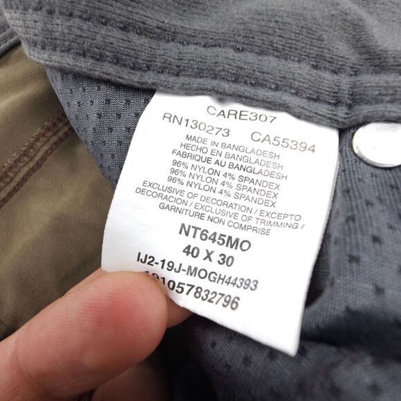 NEW Wrangler ATG Straight Leg Side Zip Utility Pants Mens 40x30 Gorpcore Khaki - Picture 2 of 7